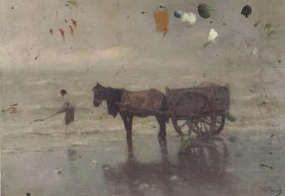 Anton mauve Gathering Seaweed (san42) china oil painting image